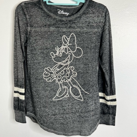 Disney Minine Mouse  Womens Long Sleeve Tee Shirt‎ Top Size Small - Picture 1 of 4